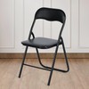 Homy Casa Folding Chairs with Padded Cushion, Comfortable Stackable Chairs
