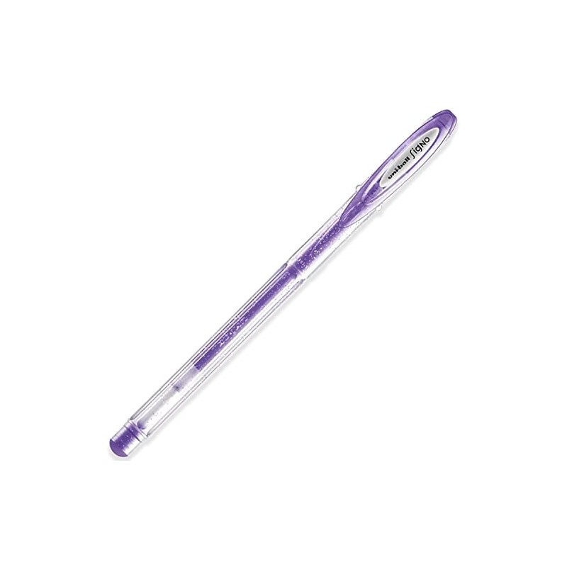 uni-ball Signo UM-120SP Gel Ink Rollerball Pens - Sparkling Violet