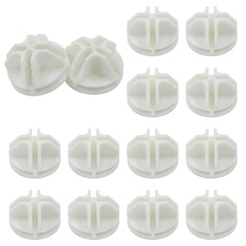 Kyuionty 20 Pcs Wire Cube Connectors, Plastic Grid Cube Organizer Connector for Modular Closet Storage Organizer & Wire Shelving (White)
