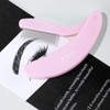 MSQ Foldable Eyelash Comb Stainless Steel Teeth Eyebrow Brush