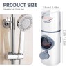 UPIQNG Slide Bar Shower Bracket Shower Head Holder Adjustable Hand