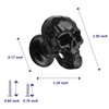 6 pcs Creative Skull Knobs Pull Handle Cabinet Door Furniture