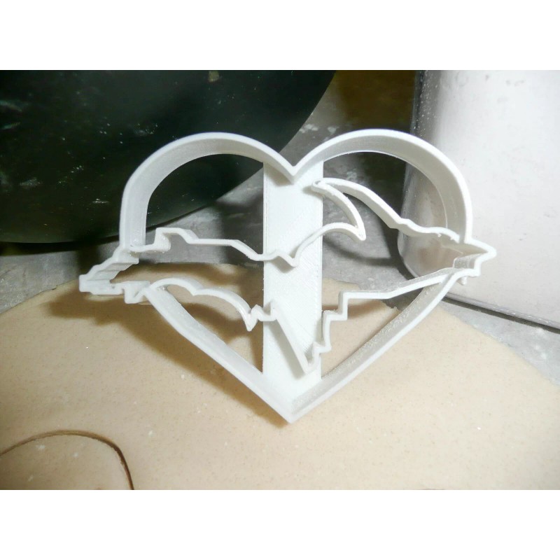 AJT MICHIGAN UP UPPER PENINSULA OUTLINE WITH HEART SPECIAL COOKIE