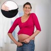 Maternity Pregnancy Waistband Elastic Extender Waist Pant Belt Button Adjustable