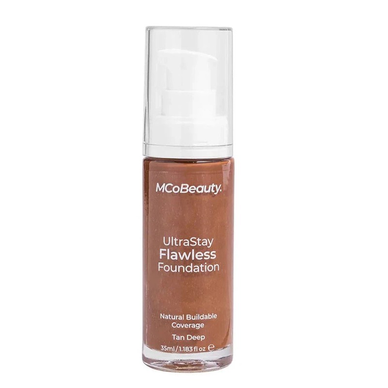 MCoBeauty Ultra Stay Flawless Foundation 35ml (Various Shades), Deep