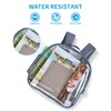 Bgenius Clear Backpack Stadium Approved, Small Clear Backpack with Padded