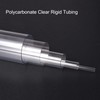 sourcing map Clear Rigid Pipe 5 mm (3/16 Inch) ID