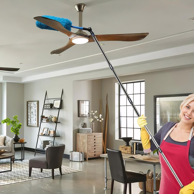 Rotatable Joint Angle Adaptor for Telescoping Extension Pole, Versatile for