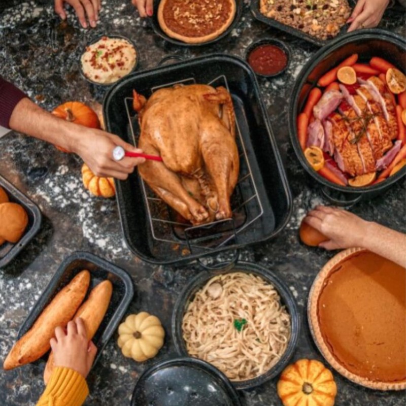 Granite Ware 25 lb Rectangular Roaster Set (10pcs), includes Lid,