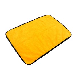VIOVIE Car Wipes Pack of 2 90 x 60 cm Orange Car Drying Cloth XXL Extra Absorbent, Streak-free & Lint-Free Polishing Cloth Made of Special Fibre for Drying After Car Cleaning