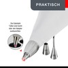 Gefu Piping Bag Set Decore, 5-Part, Decoration Tips, Baking Aid,