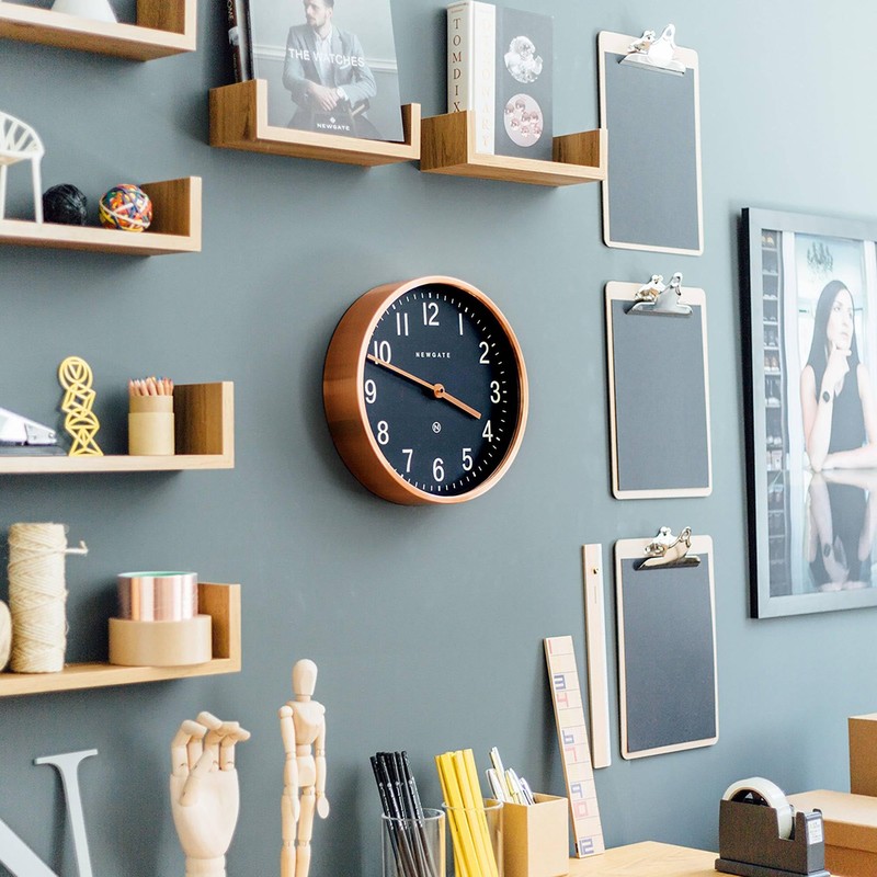 NEWGATE® Master Edwards Wall Clock | Mid Century Style Clock
