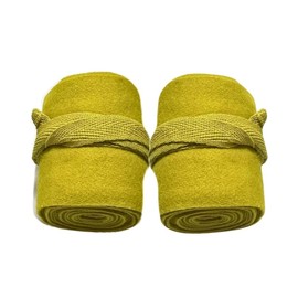 warreplica British WW1 Long Putties. Puttees|Medieval SCA LARP Reenactment Viking Wool Leg Wraps-Yellow 96 inch|Norse Warrior Costume Accessory|Leg Bindings for Cosplay & Reenactment