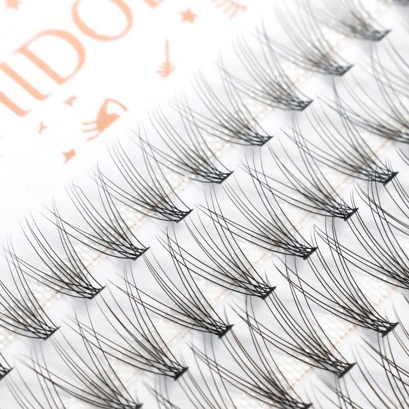LASHIDOL Matsueku Self Partial False Eyelashes, Natural, Cluster Eyelashes, Easy,