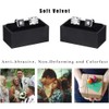 HooAMI Cufflink Box Tie Clip Bar Gift Box Black Jewelry