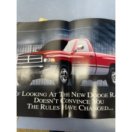 NOS Dodge Ram Pick Up Truck Dealership Comparison Foldout Sales Brochure