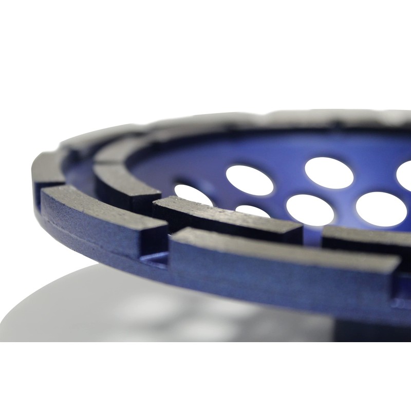 DiamaPro Systems DT-CW-7-2ROW-T Threaded 7 Inch Double Row Diamond Abrasive