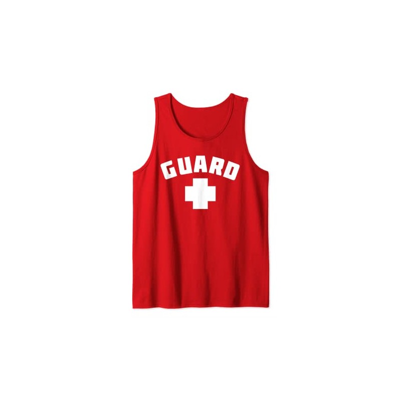 Guard Lifeguarding Uniform Costume Tank Top