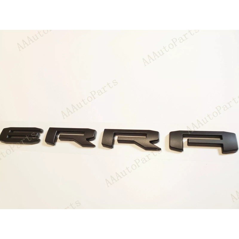 GMC 4PC Set Matte Black DENALI HD DENALI SIERRA Emblems
