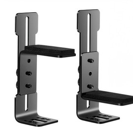 GPU Support Bracket Brace Fan Mounting Adjustable Aluminum Graphics Card GPU Sag Bracket Video Card Stand Holder (Black 2Pack)