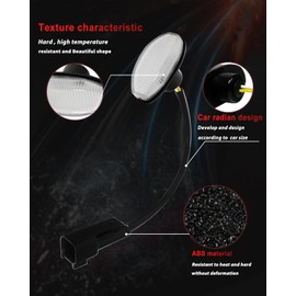 MODIPIM For Ford SVT Raptor 2010-2014 Replace OEM Sidemarker Lamp Clear Lens Front Fender Side Marker Lights Corner Marker Light Parking Lamp