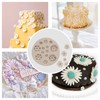 GisWell Blumen Kuchen Fondant Formen, Blumen Silikonform, Fondant Silikon Formen,