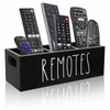 Jomeis Wooden Remote Control Holder | Table Caddy Living Room