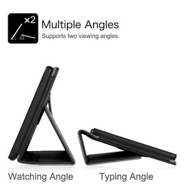 elitegadget PU Leather Case for 2023 Onn. 10.4 inch Tablet Pro (Model: 100110603) - Magnetic Folio Stand Tablet Cover for Onn. 10.4" Inch Tablet Pro with 1 Random Stylus (Black)