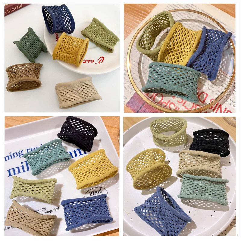 BetterJonny Hair Rubber Set of 12, Korean Style, Stylish, High