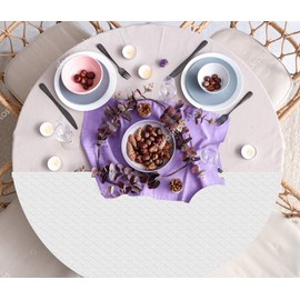 LAMINET - Deluxe Cushioned Heavy-Duty Customizable Quilted Table Pad - 52" x 144" Oblong