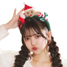 Clearstone Cosplay Christmas Gingerbread Cookie Headband Unisex Beige