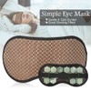 Natural Jade Stone Germanium Eye Mask Magnet Therapy Sleeping Eyeshade