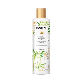 Pantene - Shampoo Nutrient Blends Volume Multiplier, con Bambú Pantenol y Colágeno, Shampoo Pantene, 270 ml