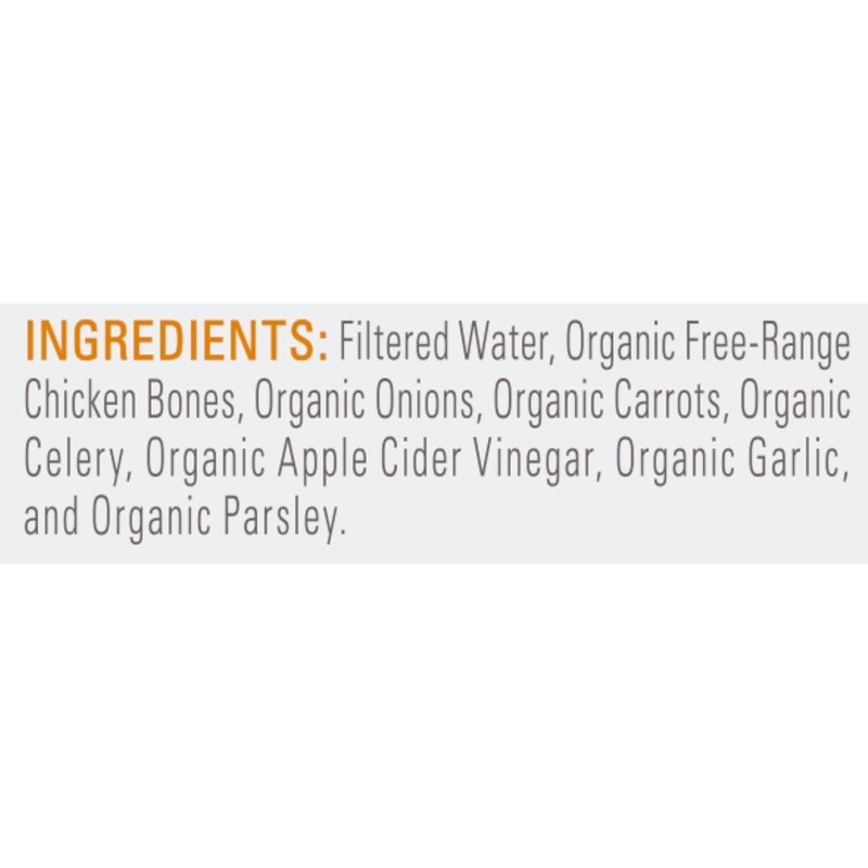 Bonafide Provisions No Salt Added Organic Chicken Broth, Shelf Stable