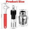 WangLaoWu Bicycle Crank Puller & Bearing Tool, Bicycle Crank Tool