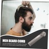 OHPHCALL Zinc Alloy Skull Comb Beard Styling Tool Men's Hairdressing