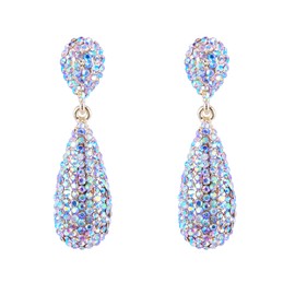 BiBeary Pendant Earrings Women's Pave Crystal Fashion Drop Prom Party Marquise Cluster Shamballa Inspired, Crystal