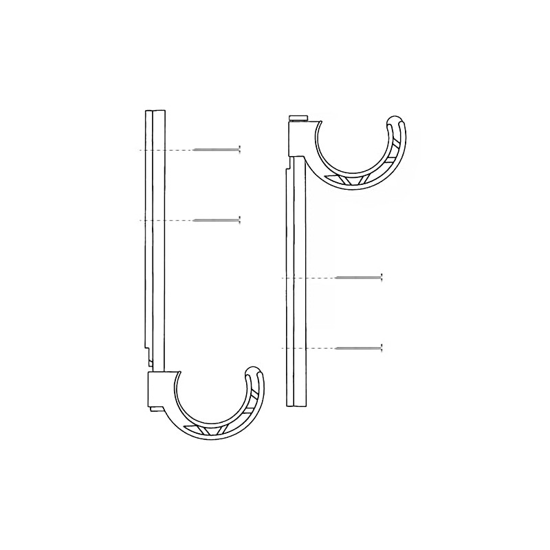 BRUCO PRODUCTS LLC Multi-Hook Pipe Hanger (4, 3" Multi-Hook Pipe