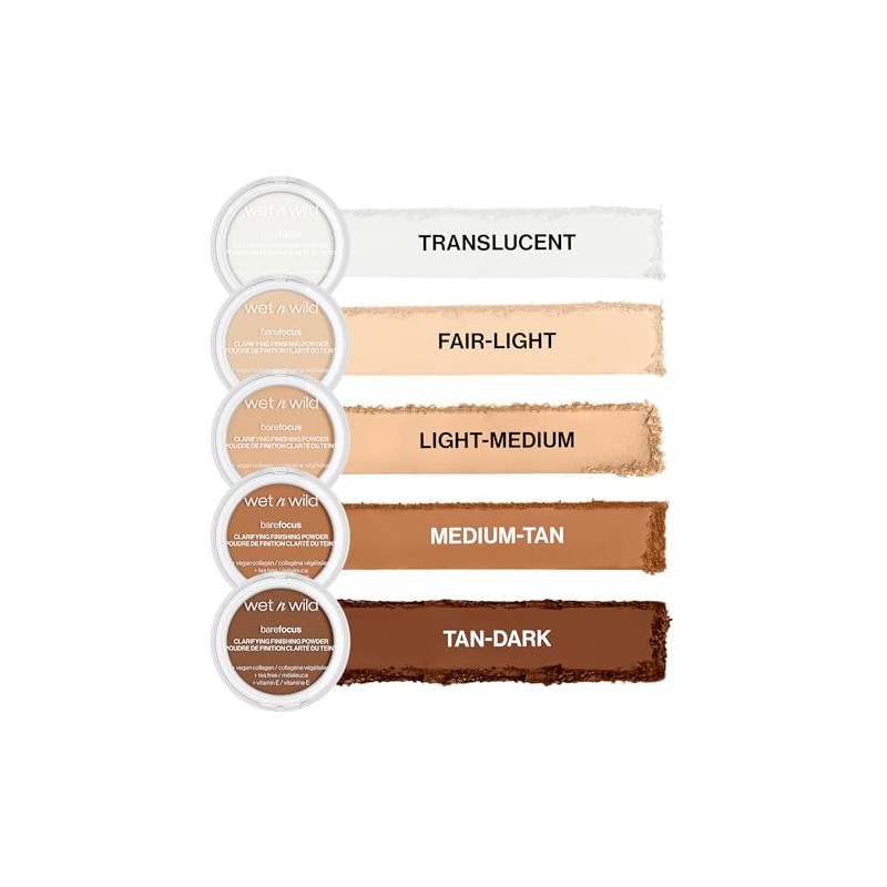 Polvo Traslucido Barefocus Clarifying Finishing Wet N Wild (Light/Medium)