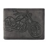 Jockey Club Genuine Leather Biker Wallet Horizontal Hunter Leather Motorcycle
