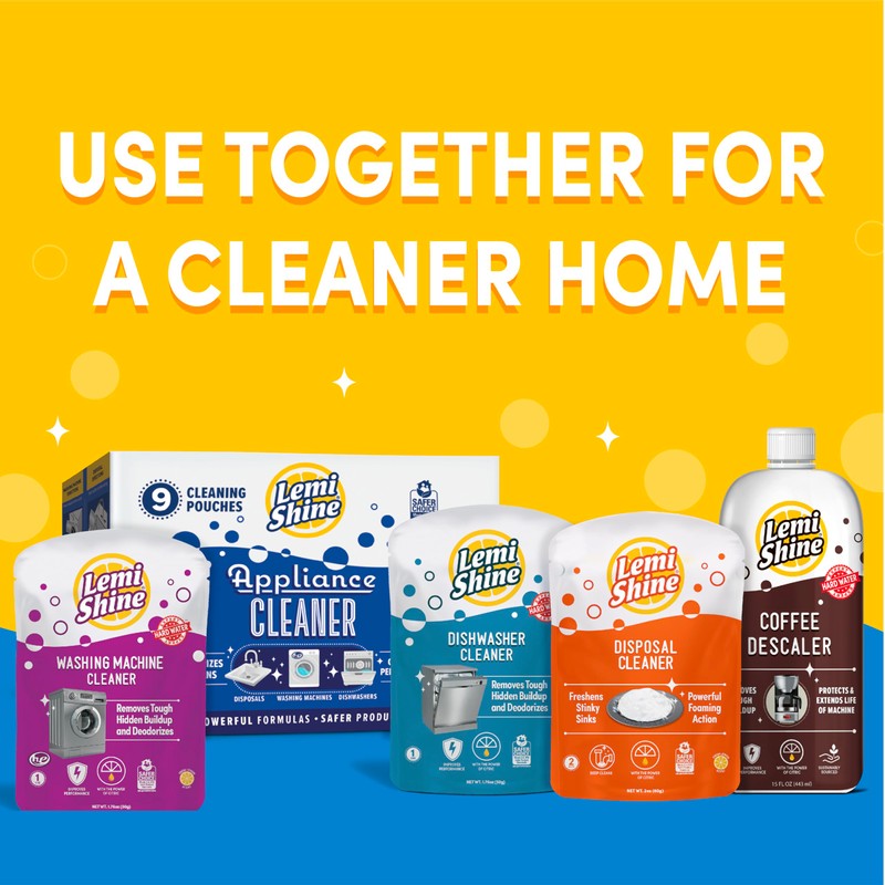 Lemi Shine Washing Machine Cleaner - Hard Water Citric Acid