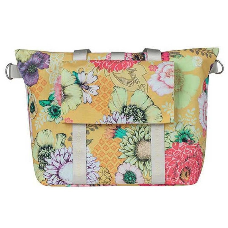 Basil Bicycle Handbag Bloom Field Honey Yellow 8-11 Litres Recycled