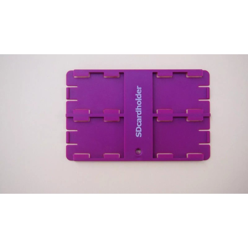 SD Cardholder com Purple Standard size SD Card Holder Storage