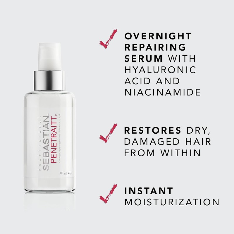 Sebastian Professional Penetraitt Serum Nocturno Reparación 95ml Crema, Nutritivo, Todo