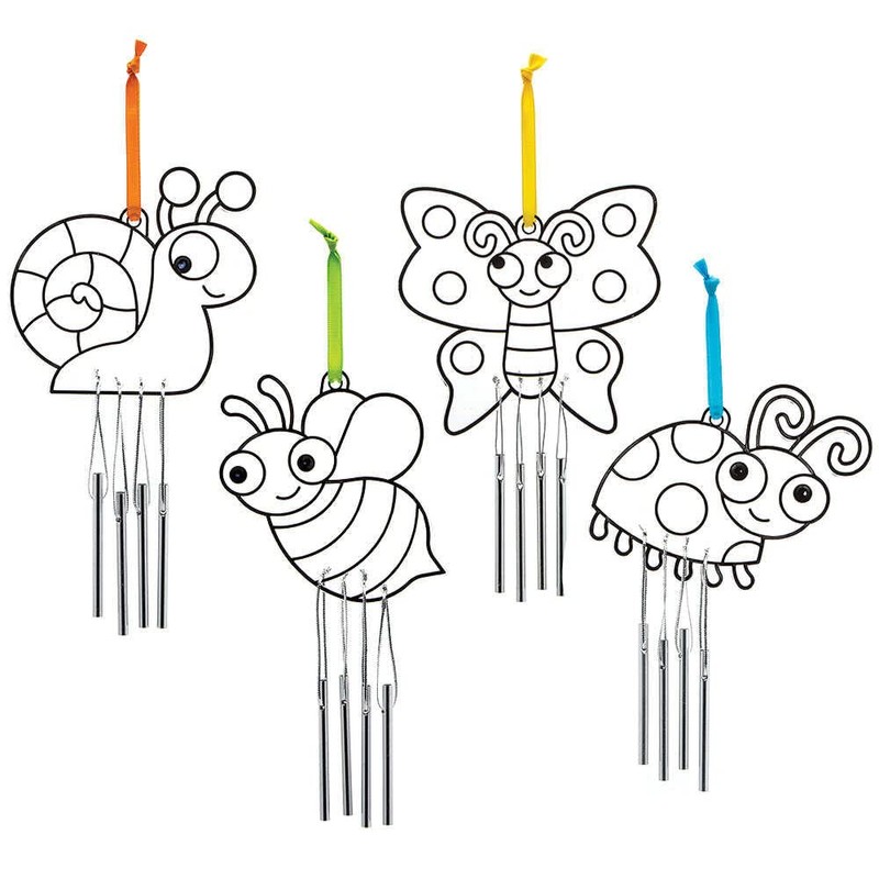 Baker Ross FC694 Bug Suncatcher Windchime - Pack of 4,