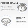 20 Pcs Starlock Washers, M14 Internal Tooth Starlock Washers Stainless