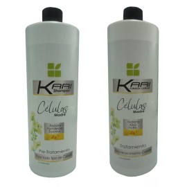 KERA FRUIT Cirugia 16oz - 320z Set de Cirugia Capilar Alisa Reduce el Volumen y Frizz  - 16oz ( 500 ml )