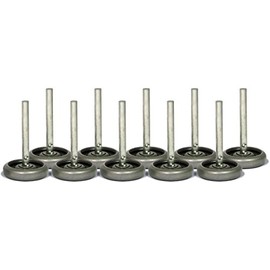 Steel Garage Rollers - 3" with 10 ball-bearings (10-pack)
