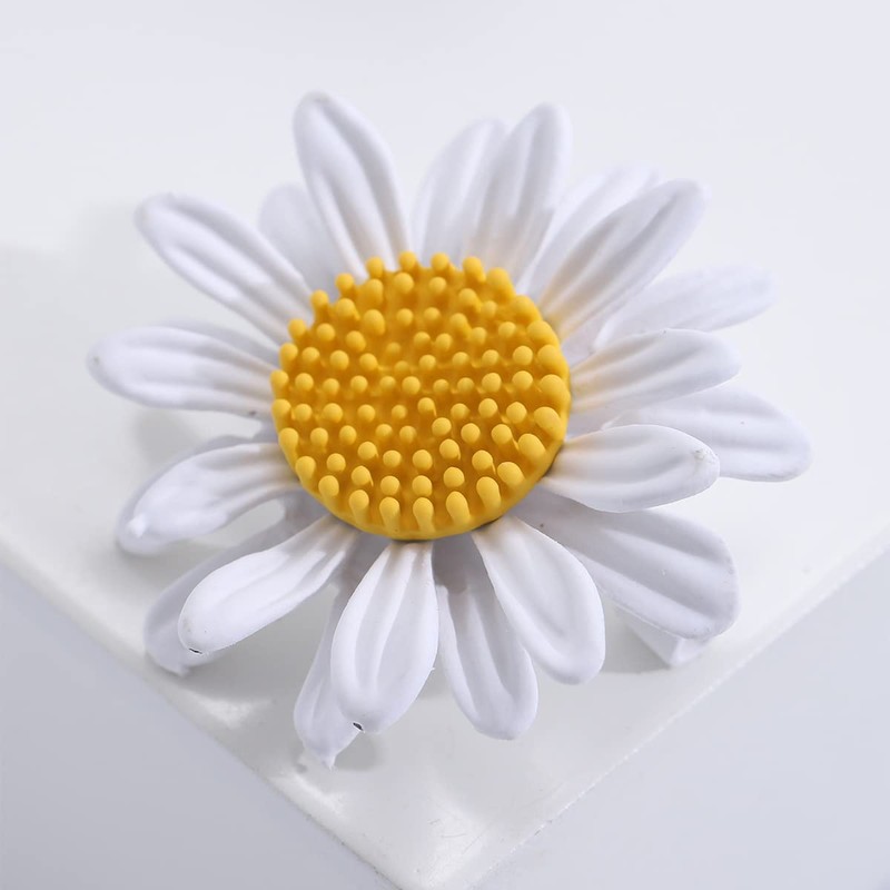 Sunflower Brooch Pin for Women Teen Girls Plant Yellow Daisy