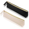 Leather Pen Pencil Case, 2 Pieces Cute Pencil Pouch Small